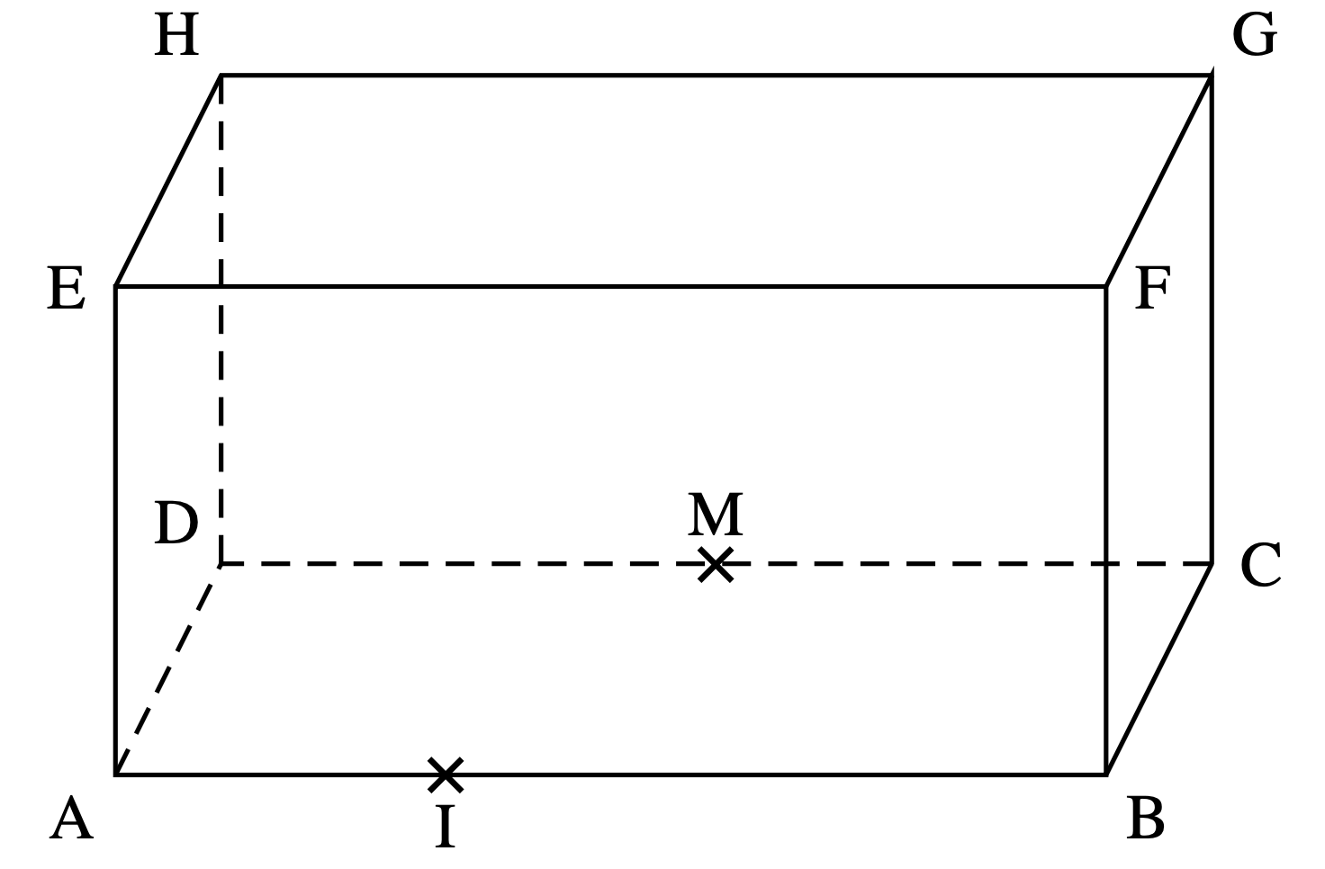 Pavé droit ABCDEFGH